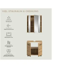 xonox.home Badkombination Ice 60 x 185 x 30 cm Braun