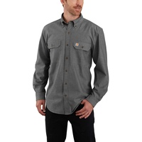 CARHARTT Chambray Hemd, - Dunkelgrau - L