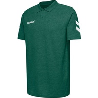 Hummel Go Cotton Kurzarm-poloshirt - Evergreen - 10 Jahre