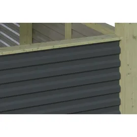SKANHOLZ Friesland Hybrid Set 12 3,14 x 7,08 m grün inkl. Abstellraum