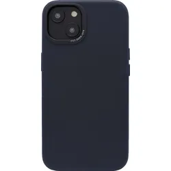 DECODED Smartphone-Hülle "Leather Backcover iPhone 14 Plus", blau (steel blau), iPhone 14 Plus, Hüllen
