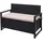 Proregal Sitzbank 117 x 87 x 57 cm Anthrazit/Beige
