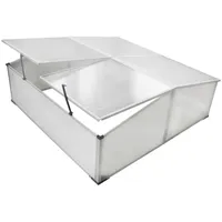 vidaXL Frühbeet mit 4 Deckeln