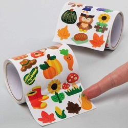 Erntedankfest Sticker Rolle Value Pack  (pro Set 600) Erntedankfest