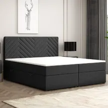 m-punkt Malibu 180 x 200 cm Schwarz