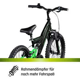 Galano FS180 20" RH 31 cm schwarz/grün 6-Gang V-Brakes