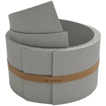 zaun|zu® Sichtschutzstreifen 255 x 9,5 cm grau Kunststoff 2 St.