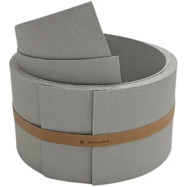 zaun|zu® Sichtschutzstreifen 255 x 9,5 cm grau Kunststoff 2 St.
