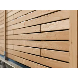 svewo Windschutz 180 x 180 cm hellbraun Edelstahl 2 St.