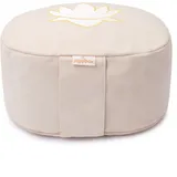 yogabox Yogakissen oval Lotus Stick Basic - natur 28 x 23 13,0 cm 1 St
