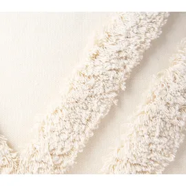 Tom Tailor Dekokissen TOM TAILOR HOME "Fluffy Rhomus", beige (natur, beige, creme, unifarben), B:45cm L:45cm, Baumwolle, Polyester, Dekokissen_Sitzkissen_Kissenhüllen, mit aufgesetzten, fluffigen Rautenmotiv, Kissenhülle ohne Füllung