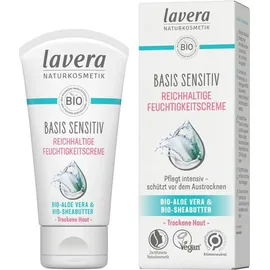 Lavera Basis Sensitiv Reichhaltige Feuchtigkeitscreme 50 ml