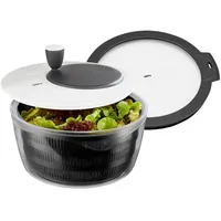 GEFU Salatschleuder Rotare, schwarz , Kunststoff,Edelstahl , Maße cm,
