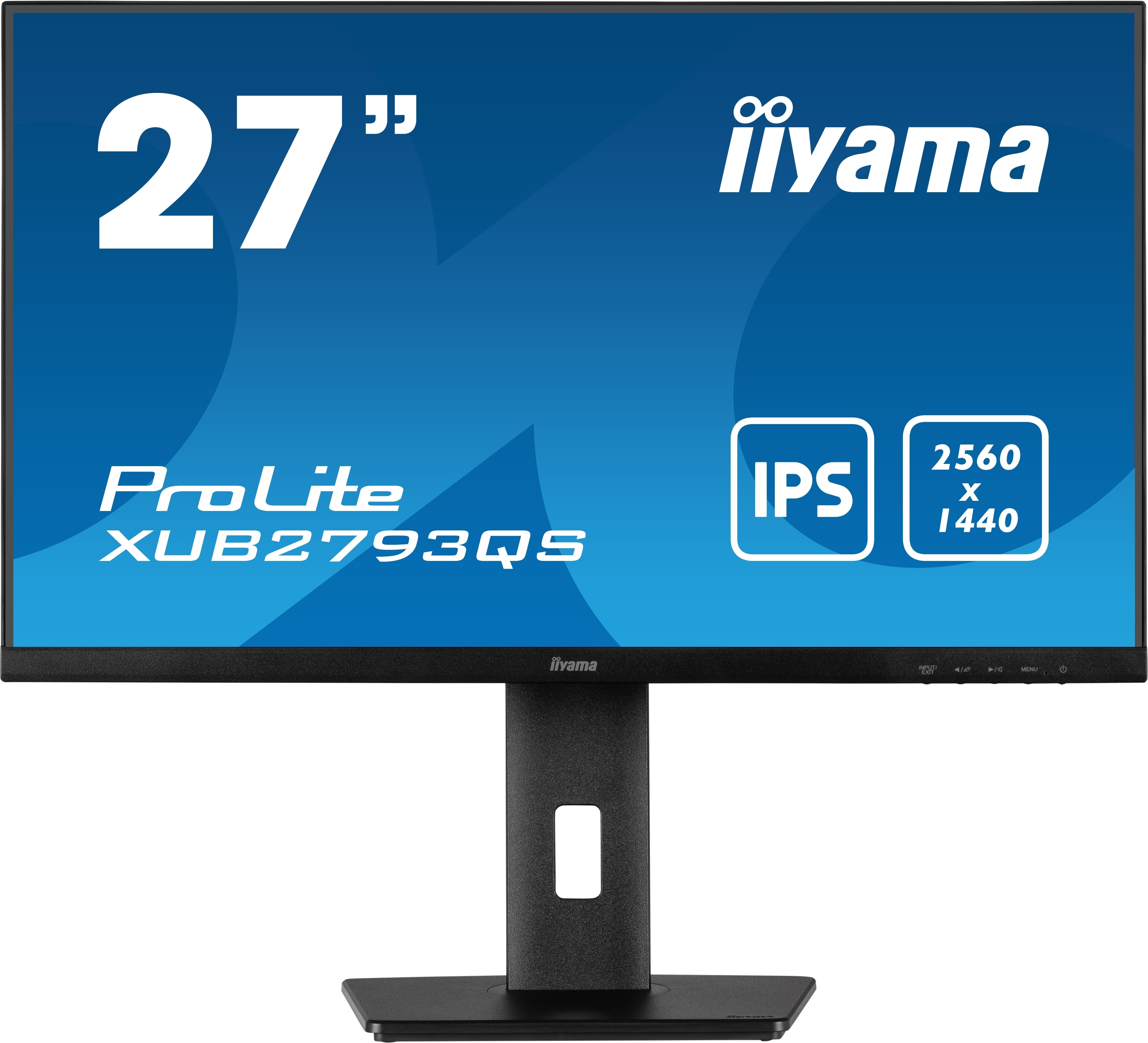 iiyama ProLite XUB2793QS-B1 (2560 x 1440 Pixel, 27"), Monitor, Schwarz