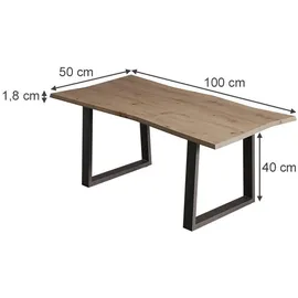 Vicco Yan Braun Holzwerkstoff 100 x 50 x 40 cm
