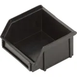 ALUTEC München Sichtlagerkasten Kunststoff 100 x 50 x 95 mm schwarz