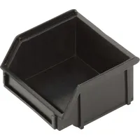 ALUTEC München Sichtlagerkasten Kunststoff 100 x 50 x 95 mm schwarz