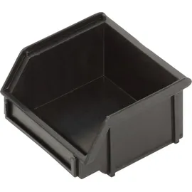 ALUTEC München Sichtlagerkasten Kunststoff 100 x 50 x 95 mm schwarz