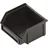 ALUTEC München Sichtlagerkasten Kunststoff 100 x 50 x 95 mm schwarz