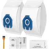 2 Stück Staubsaugerbeutel Miele Hyclean 3D GN Staubbeutel S8, S5,S2, S800 - S858, S600 - S658, S400 - S456i,Complete C3, C2, Classic C1
