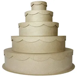 Décopatch BTS900O 5 Boxen rund 5-tlg. braun