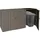 MCW Mülltonnenbox J28 79 x 117 x 105 cm braun