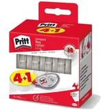 Henkel Pritt Kleben Pritt Korrektur Einweg Roller Compact, 4,2 mm, 5er Set