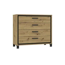 Forte Trondheim 104,7 x 81,3 x 41,5 cm Artisan Eiche / Schwarzeiche