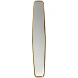 Kare Spiegel Clip Brass 32x177cm