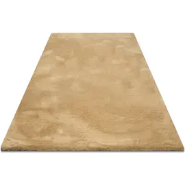 Esprit Hochflor-Teppich ESPRIT "Alice ESP-4377, Kunstfell", beige, B:200cm H:25mm L:200cm, Kunstfaser, Teppiche, Kaninchenfell-Haptik, besonders weich und dicht, für alle Räume