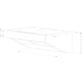 Respekta CH12060IX-21 Unterbauhaube 60 cm Edelstahl