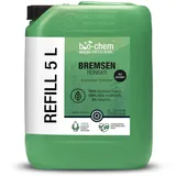 bio-chem Bremsenreiniger Set: 5 L Kanister I Für Auto, Motorrad und Fahrrad I Leistungsstarker Entfetter für Scheibenbremsen