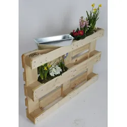 Pflanzenkasten Metall Palettenmöbel Blumenkübel Garten Terrassen Balkon Topf Box