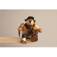KWO Räuchermann Kantenhocker Hundefreund 16 cm beige