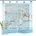Home fashion Schlaufenraffrollo Voile Digitaldruck MARITIM Polyester Blau 140 x 100