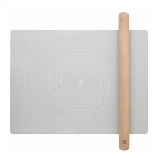 RIG-TIG Bake-It Teigrolle mit Backmatte