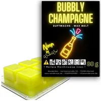 WonderWax Duftwachs WonderWax® Neon Duftwachs 6 Würfel, (Bubbly Champagne), Duftrichtung: Bubbly Champagne