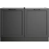 KOCHSTATION Spülenschrank KS-Lana Breite 120 cm grau