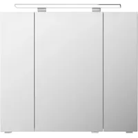 Saphir »Serie 4010 Badezimmer-Spiegelschrank inkl. LED-Aufsatzleuchte«, Badschrank 80 cm