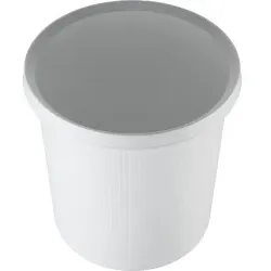 helit Papierkorb "the german line", 18 Liter H6105705 , Farbe: weiß