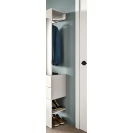 inn.furn Carry Garderobenschrank 52 x 190 x 36 cm Weiß