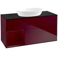 Villeroy & Boch Finion Waschtischunterschrank FA62HBHB 120cm, Abdeckplatte black