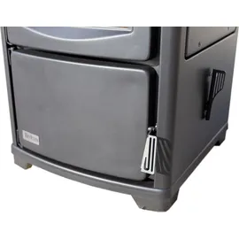 Teba TKS 19 Stahl Schwarz/Abdeckplatte Glas