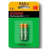 Kodak - Blisterpackung mit wiederaufladbaren ni - mh aaa lr3 1000 mah Batterien - Blisterpackung mit 2 Batterien