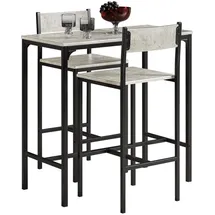 SoBuy Bartisch 89 x 45 x 87 cm Grau
