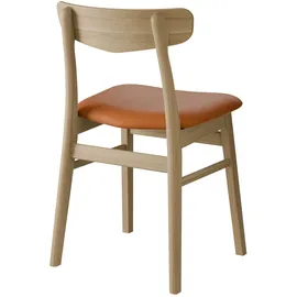 Hammel Furniture Esszimmerstuhl Mosbøl Leder braun