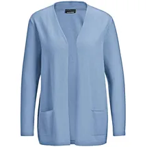 GOLDNER Cardigan in langer offener Form Blau 23