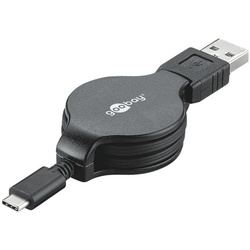 goobay Lade- und Synchronisationskabel USB-C schwarz