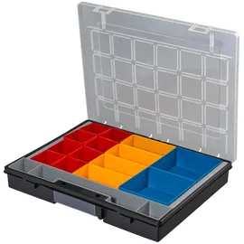 Allit Sortimentskasten Kunststoff 370 x 295 x 55 mm schwarz 17 Fächer
