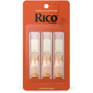 d’addario woodwinds D'Addario Woodwinds - Rico Tenorsaxophonblätter - Tenor Saxophon Blätter - Stärke 1.5, 3-Packung
